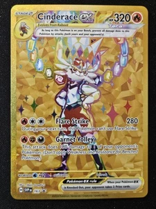 Cinderace ex SVP163 Black Star Promos Scarlet & Violet FA Holo Pokémon 2024 NM - Picture 1 of 2