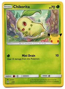 Pokémon Chikorita McDonald's Promo 25° Anniversario 2/25 - Foto 1 di 2