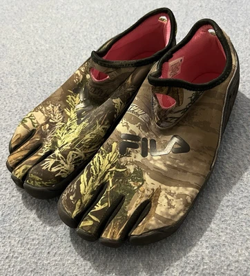 Fila Skele-toes EZ Slide Women’s Water Shoes Camo/Black/Pink Size 10 - Image 1 of 4