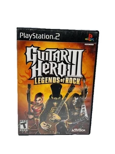 Guitar Hero lll PS2 Spiel Legends of Rock Sony PlayStation 2 Vintage CIB Musik Tanz - Bild 1 von 3