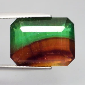 16.75 Ct Bi-Color Flourite Valuable (16 x 12) 100% Natural Octagon Cut Gemstones - Picture 1 of 7