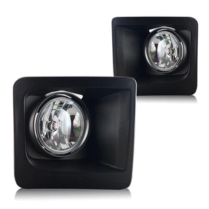 Halogen Fog Light Kit With Clear Lens Fits 2014-2015 GMC Sierra 1500 - Picture 1 of 6