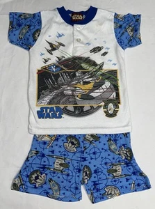 Vintage 90’s Star Wars Trade Federation Star Fighter Pajamas Size 4/5T - Picture 1 of 5