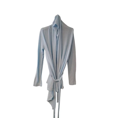 Fresh Produce nwt pointelle wrap cardigan womens M L Cool Breeze USA - Image 1 of 4