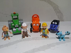 Bob The Builder vehicles Roley, Zoomer & Dizzy with Bob X2, Spud & Pilchard - Picture 1 of 24