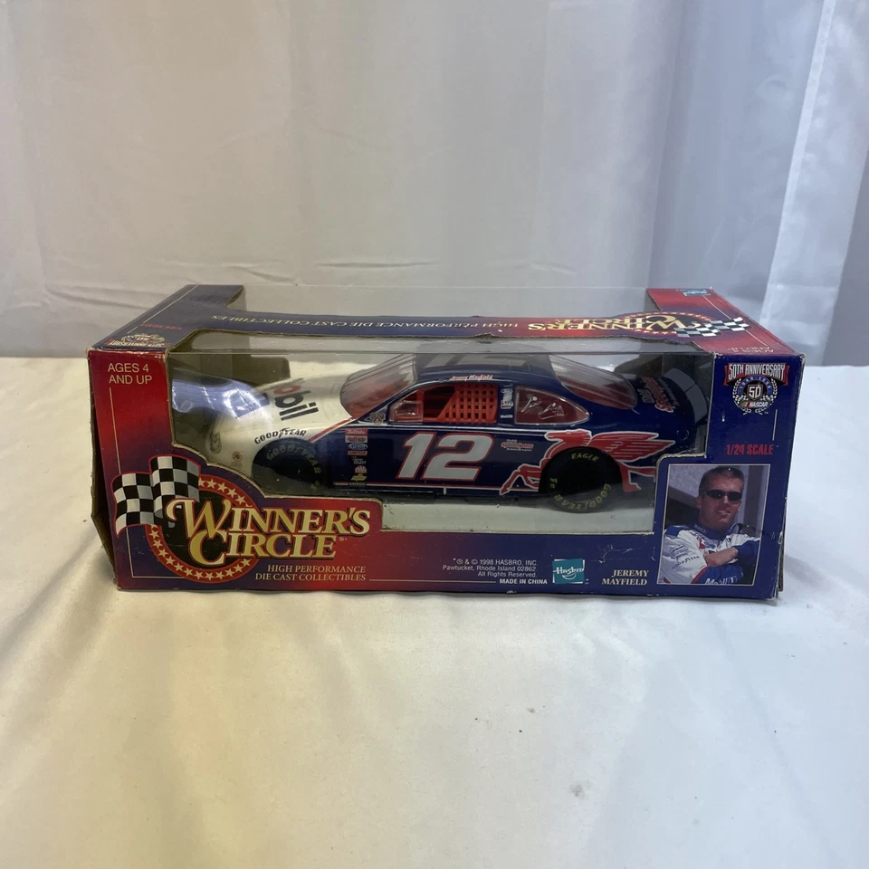 1998 NASCAR Winners Circle 1:24 Scale Diecast #12 Jeremy Mayfield, See Pics! - Image 1 of 4