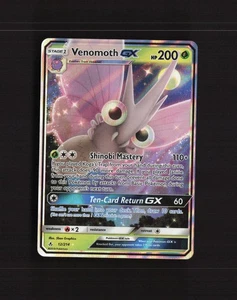 Venomoth GX 12/214 Unbroken Bonds Ultra Rare Holo Pokemon Card NM - Picture 1 of 10