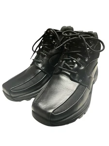 Rockport ACS Ankle Boot Black Leather Men’s size 8 EUR 41 APM3515AM - Picture 1 of 9