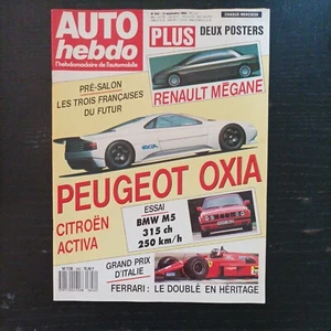 Auto hebdo 642 BMW M5 Volvo 440 f1 Gp italie monza 1988 g berger ferrari - Picture 1 of 6