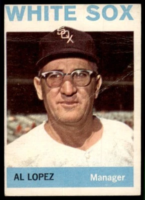 1964 Topps Baseball Card Al Lopez Chicago White Sox #232 - Image 1 of 2