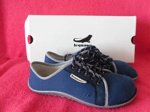 Leguano Damen Halbschuhe Freizeitschuhe Gr. 39 Barfußschuhe blau mit Schnürung - Bild 1 von 13
