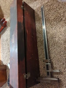 Starrett calibro altezza 24" in scatola di legno n. 454 - Foto 1 di 14