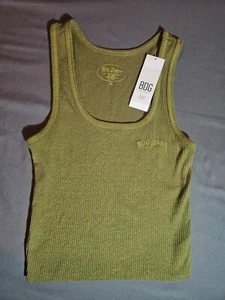 BDG (XS) Tank Top Green Ribbed Knit - Picture 1 of 3