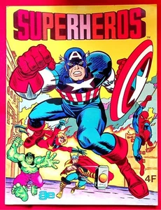 Superheros - Album de vignettes - Marvel -1980- Ed. AGE - Imagen 1 de 5
