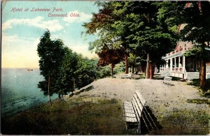 Hotel at Lakeview Park Conneaut Ohio Made in Germany Posted 1909 - Picture 1 of 2