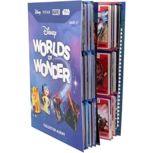 Woolworths BigW 2024 Disney Worlds of Wonder Sealed Collector Album incl 4 Cards - Picture 1 of 12