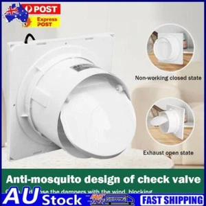 Solar 12V Exhaust Fan Wall Mounted Vent Fans for Bathroom Kitchen Toilet - Picture 1 of 10