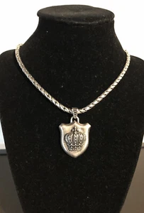 Collana Stigma by Kim Min Sun con corona unisex nuova senza etichetta - Foto 1 di 12