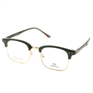 Monturas de gafas para hombre marcos marrones cuadrados 52 21 138 de Charles Delon - Imagen 1 de 8
