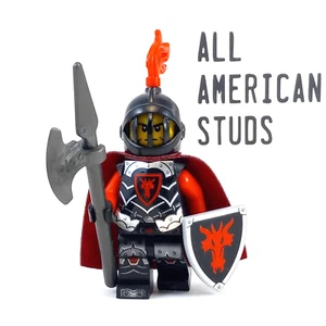 LEGO Castle Dragon Knight Minifigure 2013 Shield Armor Plume 70402 70404 850889 - Picture 1 of 9