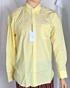 Upperline Clothiers Men's Classic Cotton Dress Shirt Size S Yellow - Picture 1 of 8