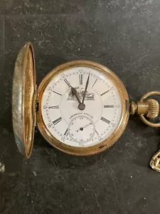 OROLOGIO DA TASCHINO ANTICO ENGINEERS 'SPECIAL 21 Jewels con catena funzionante - Foto 1 di 12