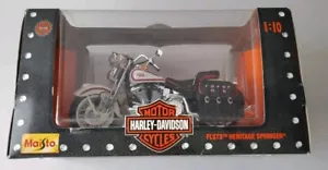 HARLEY DAVIDSON FLSTS HERITAGE SPRINGER 1997 VINTAGE MAISTO 1/10 MOTORRAD - Bild 1 von 14
