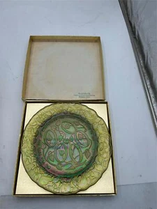 TWELVE DAYS OF CHRISTMAS---IMPERIAL GLASS--5th DAY--5 GOLD RINGS--BELLAIRE OHIO - Picture 1 of 4