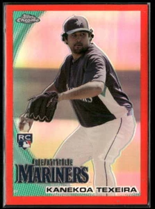2010 Topps Chrome #208 Kanekoa Texeira rifrattori arancioni - Foto 1 di 2