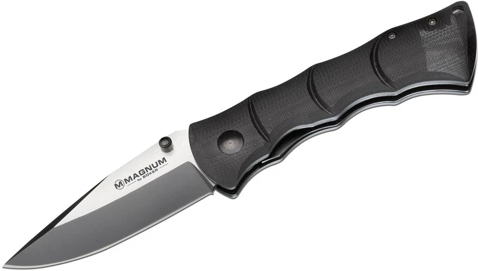 Boker 01LL509 Magnum Black Bamboo Large Tactical Pocket Knife