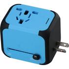 Multiply Devices Adapter Blue Charger Outdoor Universal Plug  Unisex