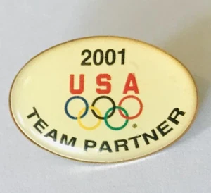 2001 USA Team Partner Olympic Games Pin Badge Authentic (D2) - Bild 1 von 2
