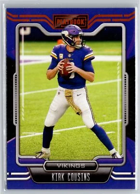 2021 Panini Playbook #55 Kirk Cousins  Orange - Image 1 of 2