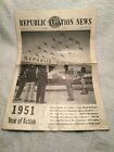 Republic Aviation News Jan. 25, 1952 Korea Thunderjets Farmingdale NY Great Pics