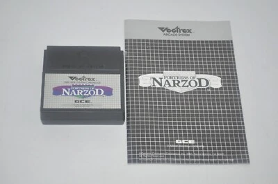 Fortress Of Narzod - Vectrex Game Cartridge GCE Tested With Manual Authentic - Image 1 of 3