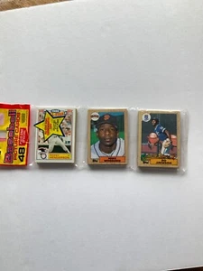 1987 Topps Baseball Rack Pack #170 Bo Jackson ROOKIE/R.Henderson A.S.on top♨️g - Picture 1 of 3