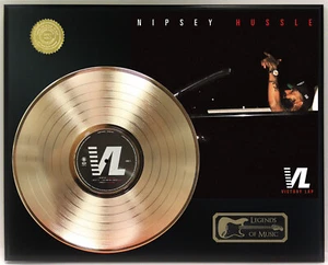 Nipsey Hussle - Victory Lap Gold LP Schallplatte Plakette Display - Bild 1 von 3