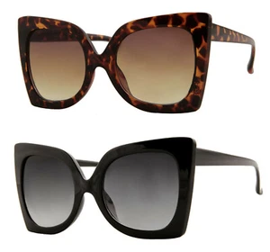 Gafas de sol para mujer de gran tamaño con diseño cuadrado inspirado en ojos de gato - Imagen 1 de 11