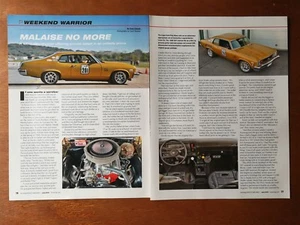 Chevy Nova 1974 - Original 3 Seiten Artikel  - Bild 1 von 1