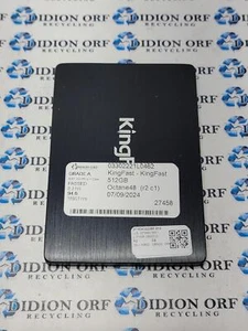 KINGFAST 512GB 2.5" SATA SSD 2710DCS23BF-512, Grade A, SKU 10852 - Afbeelding 1 van 2