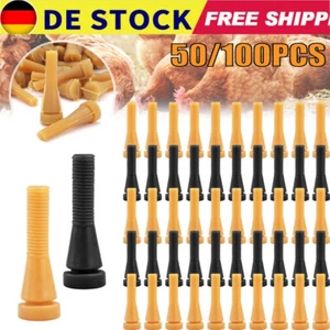 50/100stk Rupffinger Hahn Gans Geflügel Rupfen für Rupfmaschine Feder Zupfen - Bild 1 von 13