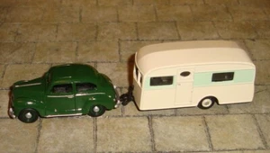 AUSTIN A40 REMOLQUE COCHE BERKELEY CAVALIER CARAVANA - 1:76 - OO - CLASSIX EM76513 - Imagen 1 de 5