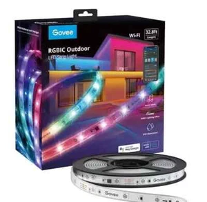Govee RGBIC Outdoor LED Strip Lights Roll of 32.8ft WiFi App Control - Picture 1 of 3