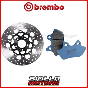 BREMBO HARLEY DAVIDSON FXDWG DYNA WIDE GLIDE 1450 2001 POS PAD + DISC KIT - Picture 1 of 5