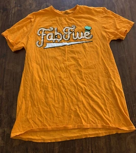 Lost Bros T Shirt Goofy Disney Fab Five Jersey Style Size Medium - Picture 1 of 4