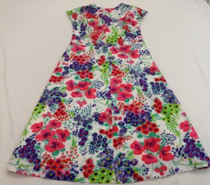 DeLuxe Kleid geblümt – Größe 48 – Sommerkleid mit Blumenmuster - Bild 1 von 7