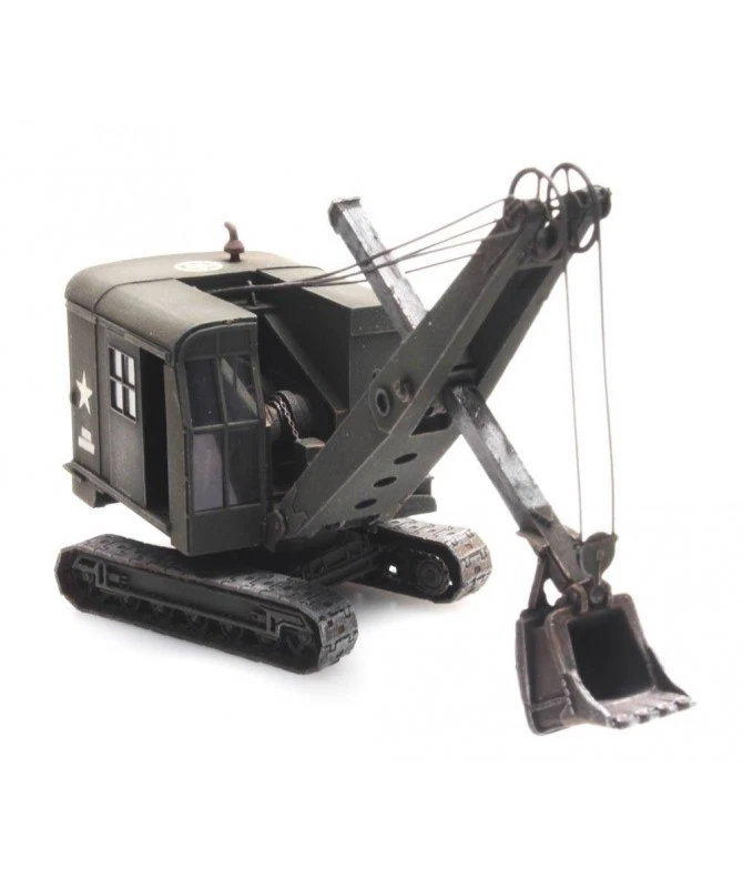ARTITEC 387.258 – US/UK Escavatore Bucyrus RB17 WWII – RESINA H0 - Immagine 1 di 3