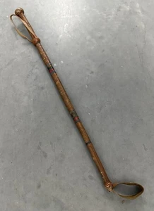Rare Vintage Leather Equestrian Riding Crop Horse Whip - Picture 1 of 5