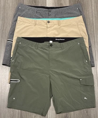 3 Pantalones Cortos Tommy Bahama IslandZone Para Hombre Talla 42 Verde Azul Gris Elástico Foto 1 de 4