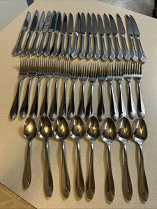40 Stück Heritage Mint Ltd Safrano 18/10 Edelstahl Besteck Silberbesteck - Bild 1 von 8